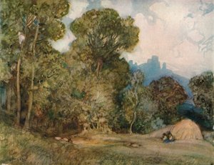 Chateau Gaillard, c1864-1906, 1906 av Alfred East