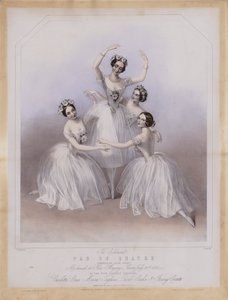 The Celebrated Pas De Quatre komponert av Jules Perrot, som danset på Her Majesty