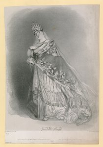 Giuditta Pasta, gravert av R.J. Lane, utgitt juli 1837 av Alfred Edward Chalon