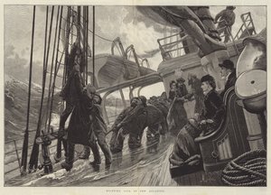 Heise seil i Atlanterhavet