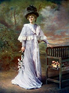Kate Rorke 1866-1945, engelsk skuespillerinne, 1899-1900. av Alfred Ellis