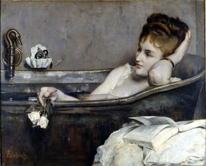 Alfred Stevens: «Badet» 1867. Nasjonalmuseet i Compiègne