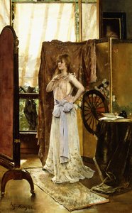 Øver, 1888 av Alfred Emile Stevens