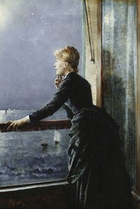 Melkeveien; La Voie Lactee, ca. 1885 av Alfred Emile Stevens