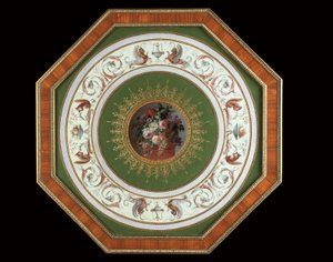 Toppen av en gueridon i Louis XVI-stil av Alfred Emmanuel Louis Beurdeley