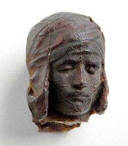 Maquette for hodet til Icarus, ca. 1884 (gips og voks)