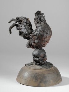 En av 9 maquetter for Sam Wilson Chimneypiece, ca. 1908-14 (gips og skjellakk) (se også 876021) av Alfred Gilbert