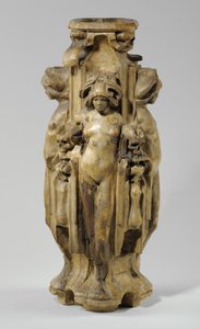 En av 9 maquetter for Sam Wilson Chimneypiece, ca. 1908-14 (gips og skjellakk) (se også 876009-10) av Alfred Gilbert