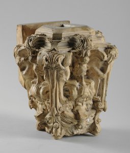 En av 9 maquetter for Sam Wilson Chimneypiece, ca. 1908-14 (gips og skjellakk) av Alfred Gilbert