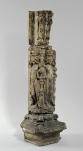 En av 9 maketter for Sam Wilson Chimneypiece, ca. 1908-14 (gips og skjellakk) av Alfred Gilbert