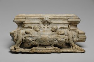 En av 9 maquetter for Sam Wilson Chimneypiece, ca. 1908-14 av Alfred Gilbert