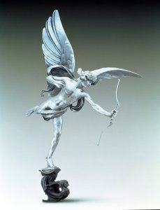 The Angel of Christian Charity, en kopi av Eros fra The Shaftesbury Memorial, 1893 (aluminium)