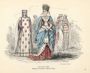 Costumes of Margaret of Provence and Rikaus of Claroy.   1376329   no       norwegian Successfully Translated  Original: Shepherd Playing a Flute with Goats Translat: Shepherd Playing a Flute with Goats 1255808 no norwegian Successfully Translated Original av Alfred Grevin