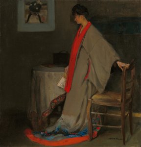 Ung kvinne i Kimono