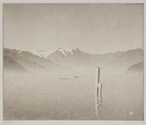 Comosjøen (akvatint)
