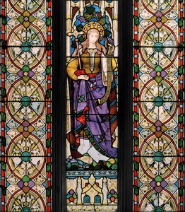 Faith, ca. 1868 (farget glass)
