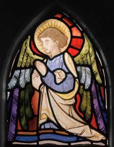 Praying Angel, 1866 (farget glass)