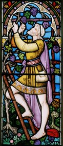 The Husbandman of the True Vine, 1866 (farget glass)