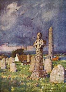 Clonmacnoise, County Roscommon av Alfred Heaton Cooper
