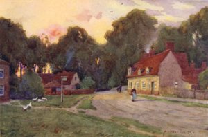 Østre Bergholt, Suffolk av Alfred Heaton Cooper