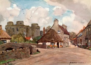 Nunney Village and Castle av Alfred Heaton Cooper