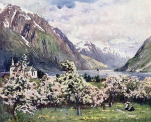 Oode, Hardanger Fjord av Alfred Heaton Cooper