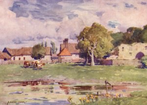 The Abbey Farm, Thetford, Norfolk av Alfred Heaton Cooper