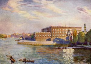 Det Kongelige Slott, Stockholm av Alfred Heaton Cooper