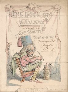 Original frontispice for 'Book of Ballads' (Bon Gaultier) av Alfred Henry Forrester