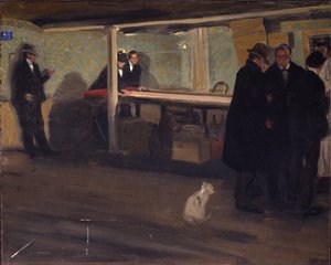 Kveld i klubben, ca. 1902