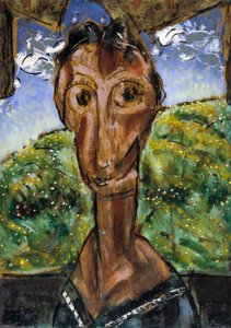 Hodet til en kvinne, ca. 1929. av Alfred Henry Maurer