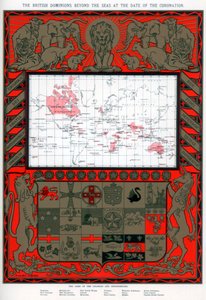 De britiske herredømmene utenfor havet på kroningsdatoen, 1902 av Alfred Hugh Fisher