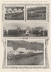 The Camp of the Surrey Imperial Yeomanry i Denbies Park, nær Dorking