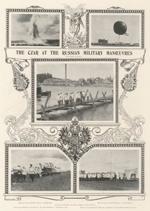 Tsaren ved de russiske militære manøvrene av Alfred Hugh Fisher