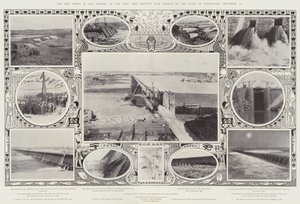 Den nye epoken i Nilens historie, Assouan-demningen, åpnet av hertugen av Connaught, 10. desember