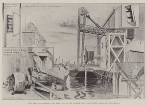 The New Silo Granary and Elevator ved London og India Docks av Alfred Hugh Fisher