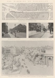 Utvidelsen av Piccadilly av Alfred Hugh Fisher