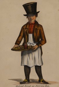 Gabriel Ravel som Sawney Box av Alfred Jacob Miller