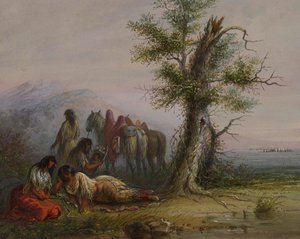 Indianske kvinner av Alfred Jacob Miller