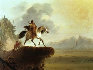 Slangeindianere av Alfred Jacob Miller