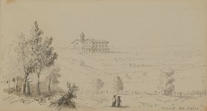 Utsikt over Mount de Sales av Alfred Jacob Miller