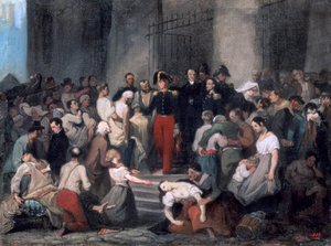 Hertugen av Orleans ..Under koleraepidemien, c1830
