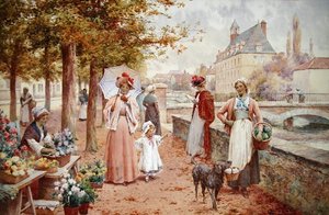 Blomsterselgeren av Alfred Jr. Glendening