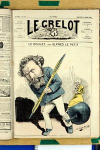Omslag til ""Le Grelot"", nummer 119, Satirical in Colors av Alfred Le Petit