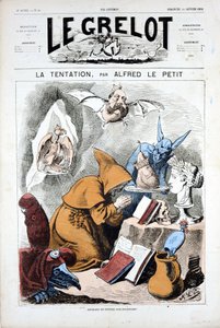 Omslag til "" Le Grelot "", nummer 40, Satirique en Couleurs av Alfred Le Petit