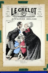 Omslag til ""Le Grelot"", nummer 697, Satirical in Colors av Alfred Le Petit