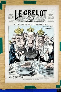 Cover av "" The Grelot"", Satirical in Colors av Alfred Le Petit