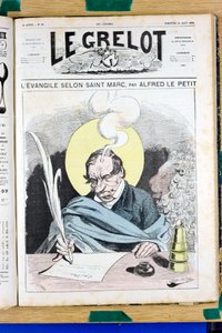 Omslag til "" The Grelot"", nummer 72, Satirical in Colors av Alfred Le Petit