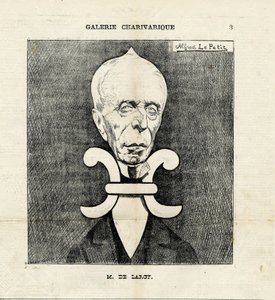 Illustrasjon av Alfred Le Pete (1841-1909) i Le Charivari av Alfred Le Petit