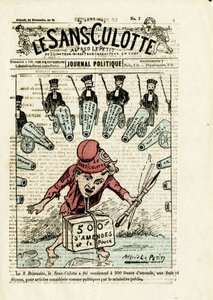 Illustrasjon til omslaget til Le Sans-culotte, nr. 7